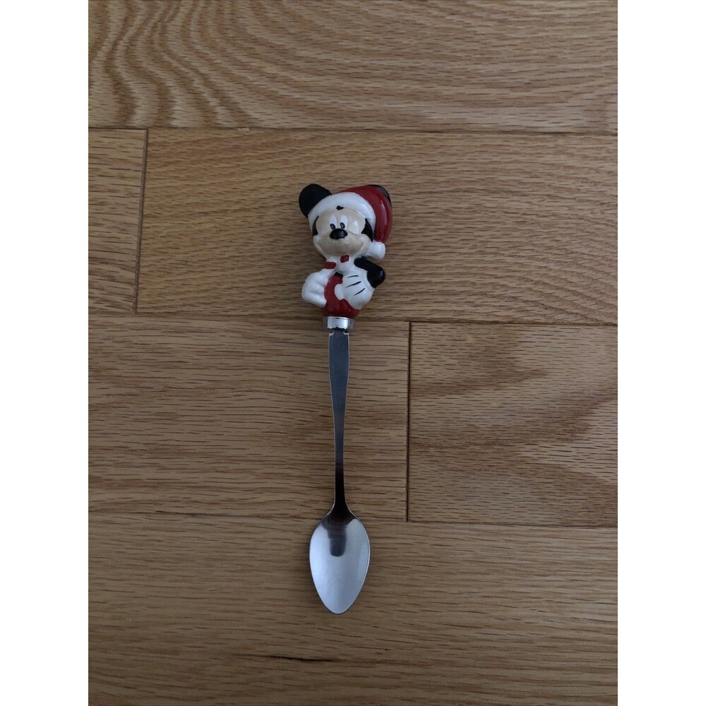 Walt Disney Mickey Mouse Vintage Christmas Spoon Collectible Rare